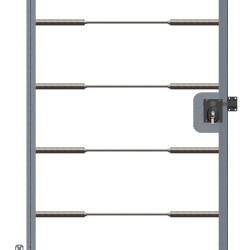 1.80m High Cheadle Gate Frame WIth Hinges & Tie Rods